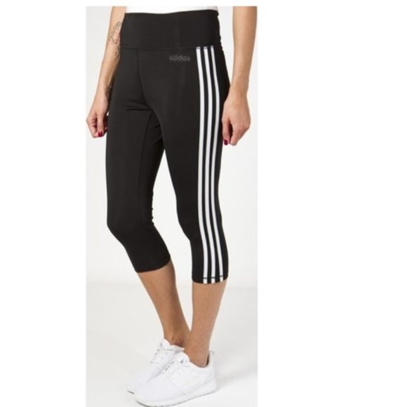 Adidas Design 2 Move 3-Stripes 3/4 Tights - Picture 1 of 9
